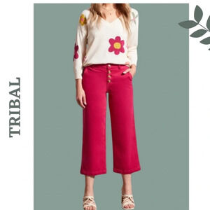 Tribal Wide Leg Jeans
Button Front Raspberry
53650-2020W-2089 Audrey
Mid Rise